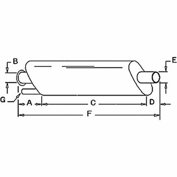 Aftermarket Muffler AR86604